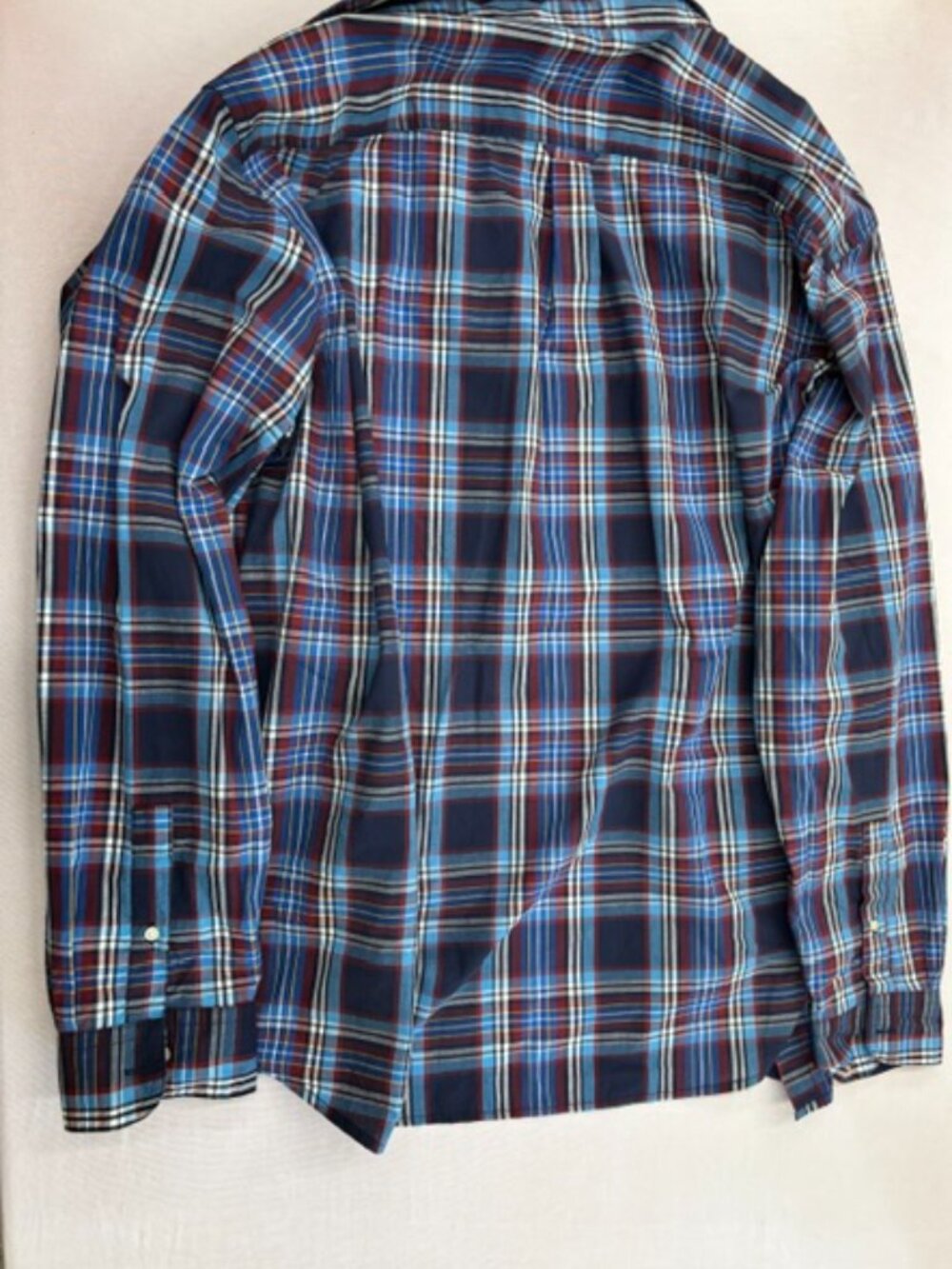 Chaps Men's "Easy Care" Plaid Button-Down Shirt XXL - Picture 8 of 8